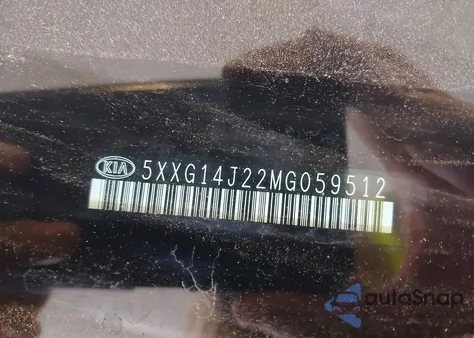 2021 Kia K5 Lxs из США, поврежденный, VIN 5XXG14J22MG059512